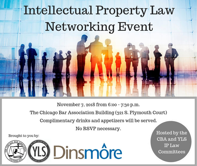 Display event Intellectual Property Law Networking Event